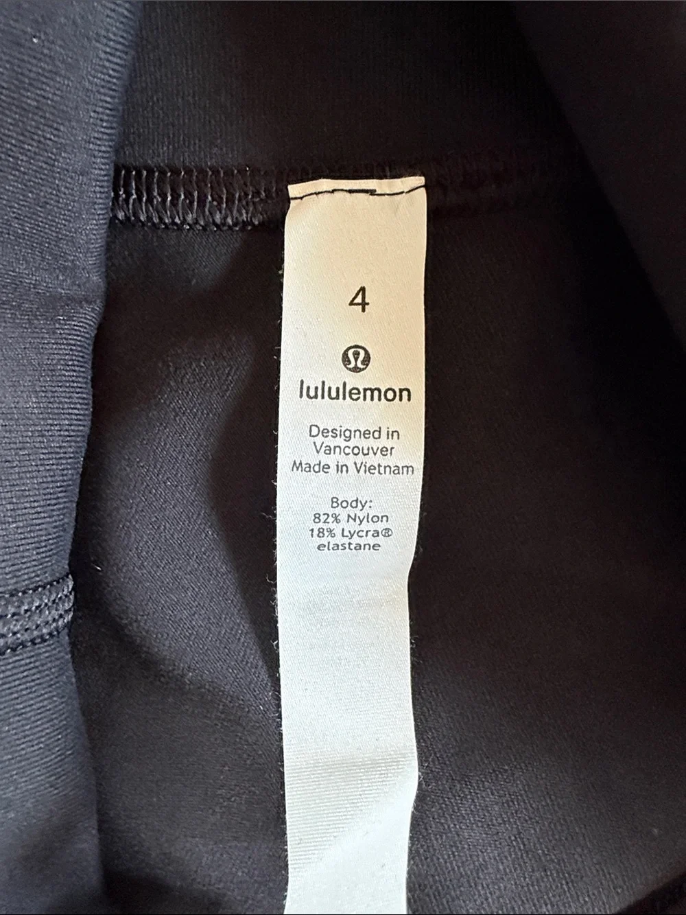 Lululemon Wunder Under HR Tight 28” Size 4 Black Athletic Workout Gym NWT
